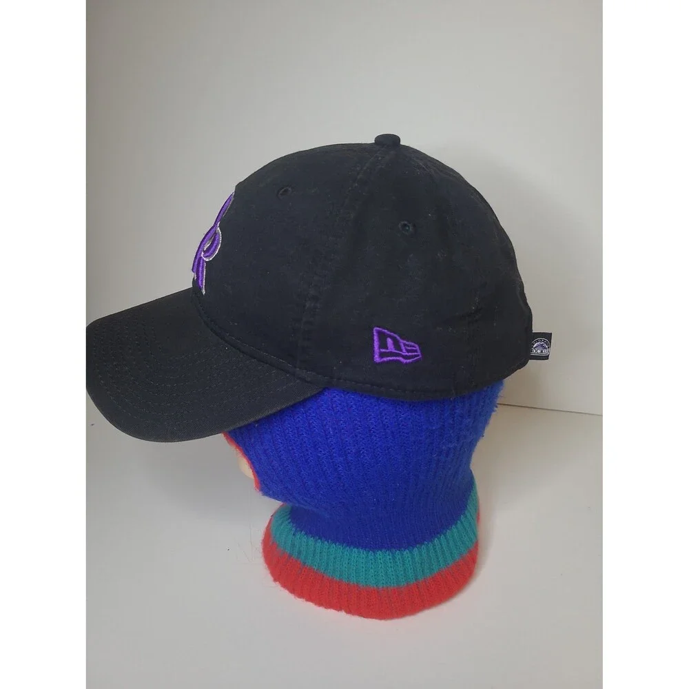 Vtg New Era Colorado Rockies Baseball cap adjustable hat MLB